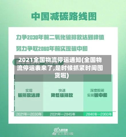 2021全国物流停运通知(全国物流停运表来了,是时候抓紧时间囤货啦)