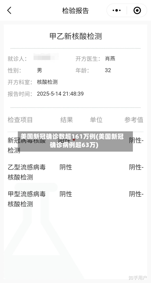 美国新冠确诊数超161万例(美国新冠确诊病例超63万)-第1张图片