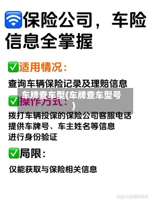 车牌查车型(车牌查车型号)-第2张图片