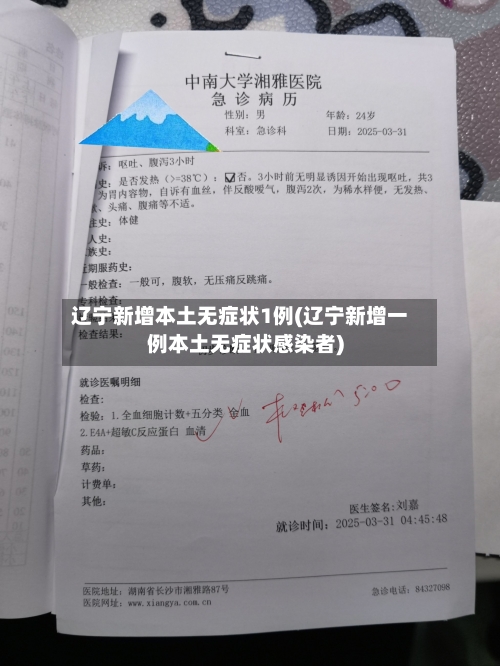 辽宁新增本土无症状1例(辽宁新增一例本土无症状感染者)-第2张图片