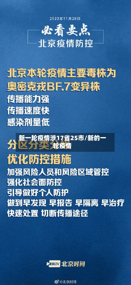 新一轮疫情涉17省25市/新的一轮疫情
