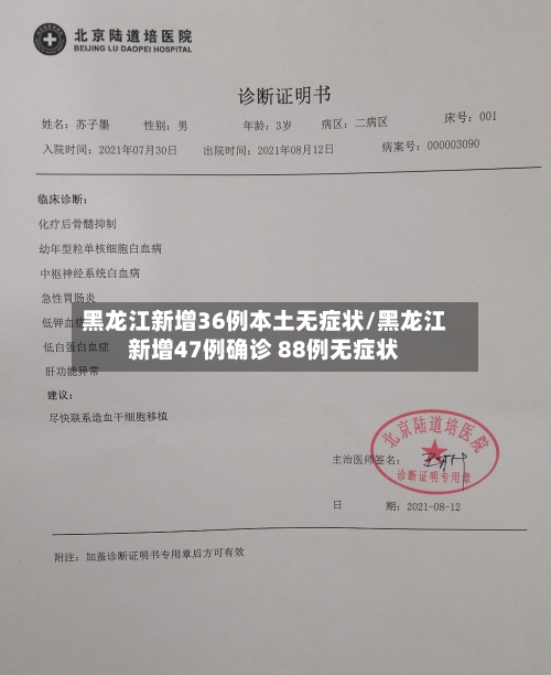 黑龙江新增36例本土无症状/黑龙江新增47例确诊 88例无症状-第3张图片