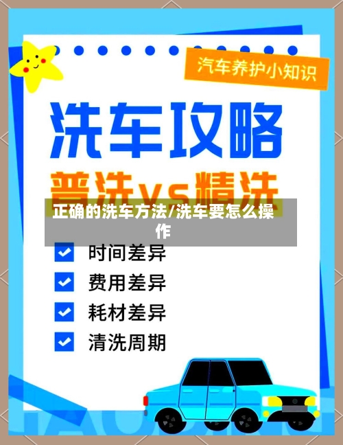 正确的洗车方法/洗车要怎么操作-第2张图片