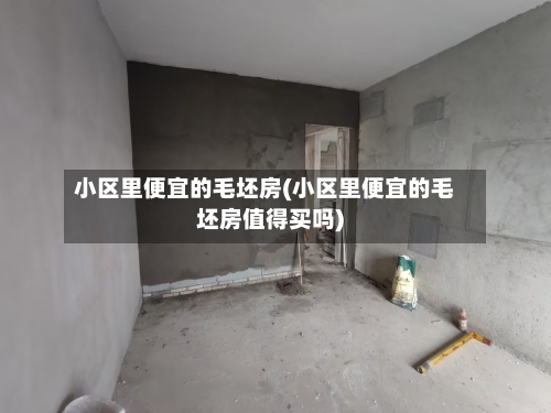 小区里便宜的毛坯房(小区里便宜的毛坯房值得买吗)-第2张图片