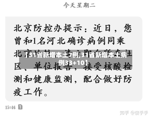 【31省新增本土7例,31省新增本土病例33+10】