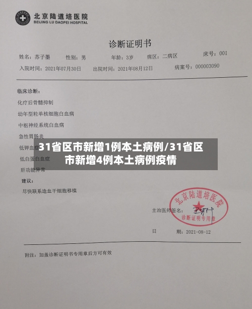 31省区市新增1例本土病例/31省区市新增4例本土病例疫情-第3张图片